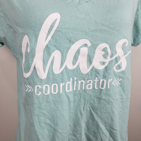 G Supply Chaos Coordinator Aqua Blue Soft Tee L - Picture 8 of 10